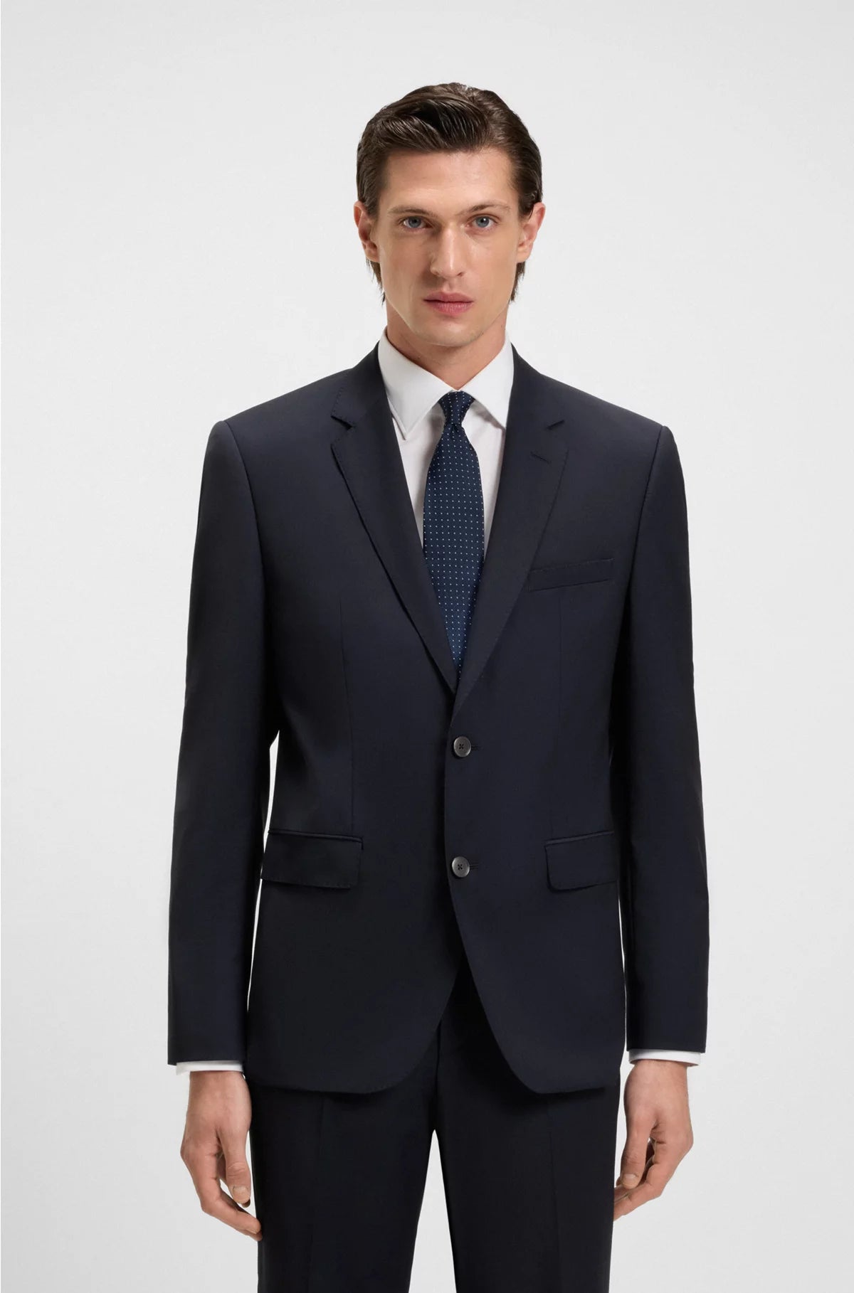 SINGLE-BREASTED JACKET IN A WOOL BLEND