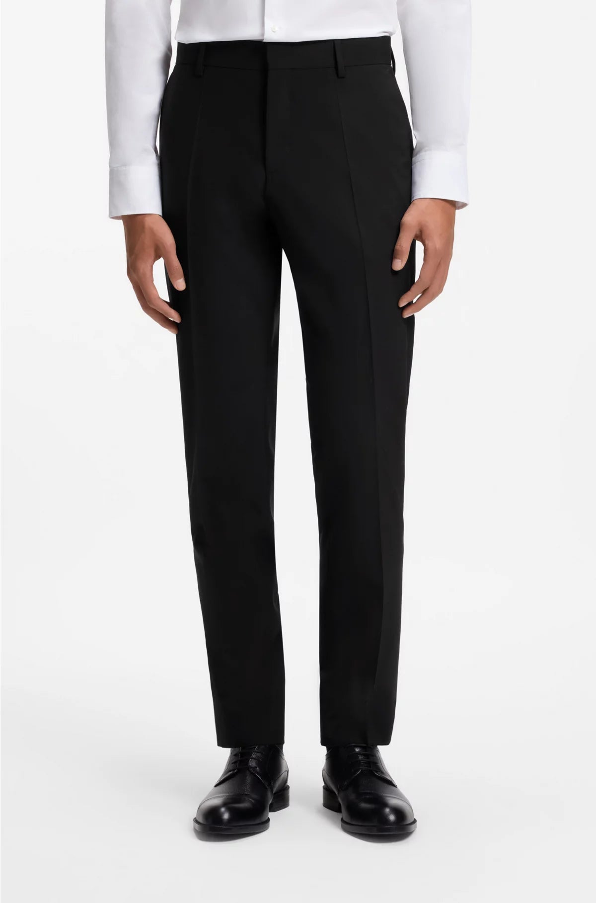 SLIM-FIT TROUSERS IN STRETCH VIRGIN WOOL