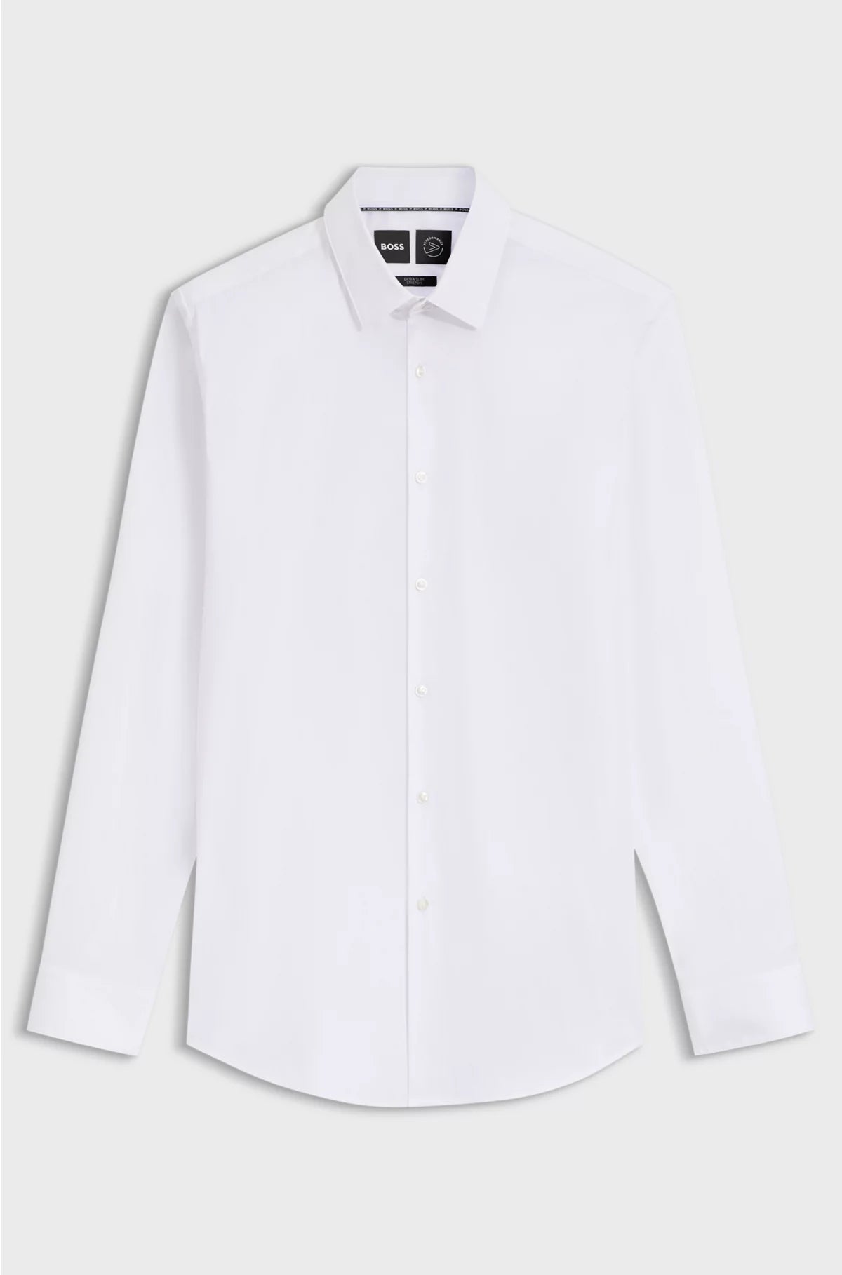 EXTRA-SLIM-FIT SHIRT IN EASY-IRON COTTON-BLEND POPLIN