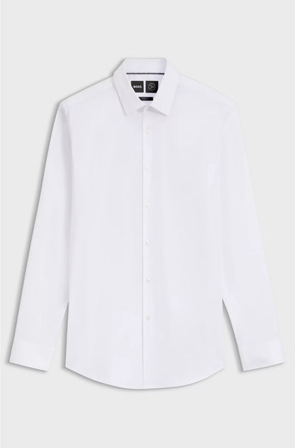 EXTRA-SLIM-FIT SHIRT IN EASY-IRON COTTON-BLEND POPLIN