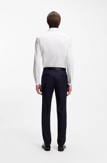 SLIM-FIT DRESS SHIRT IN EASY-IRON STRETCH COTTON