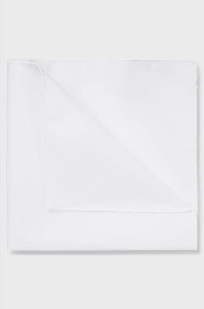 ITALIAN-MADE POCKET SQUARE IN EASY-IRON COTTON