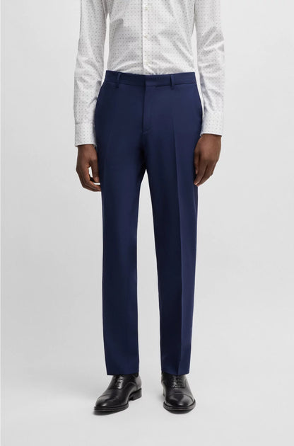 REGULAR-FIT TROUSERS IN STRETCH VIRGIN WOOL