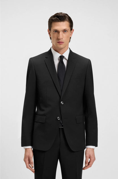 SLIM-FIT JACKET IN A VIRGIN-WOOL BLEND