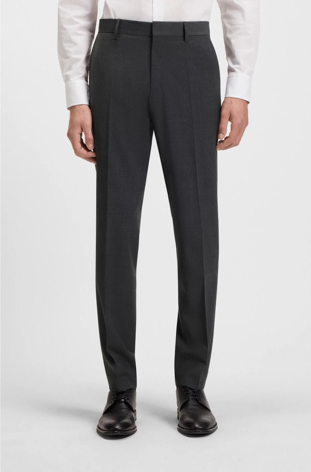 SLIM-FIT TROUSERS IN A VIRGIN-WOOL BLEND