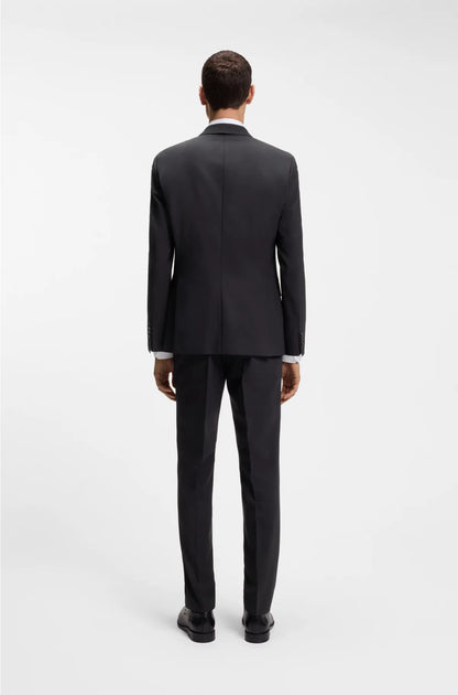 TWO-PIECE SLIM-FIT SUIT IN STRETCH VIRGIN WOOL