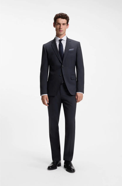 TWO-PIECE SLIM-FIT SUIT IN STRETCH VIRGIN WOOL