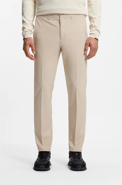REGULAR-FIT TROUSERS IN WATER-REPELLENT STRETCH FABRIC