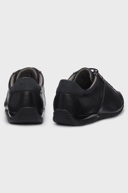 LEATHER TRAINERS WITH ODOUR-CONTROL LINING