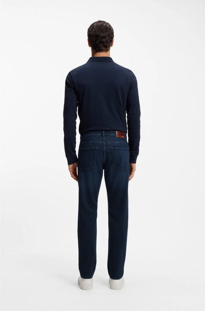 MAINE REGULAR-FIT JEANS IN DARK-BLUE COMFORT-STRETCH DENIM
