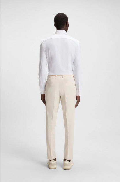 SLIM-FIT SHIRT IN PERFORMANCE-STRETCH JERSEY