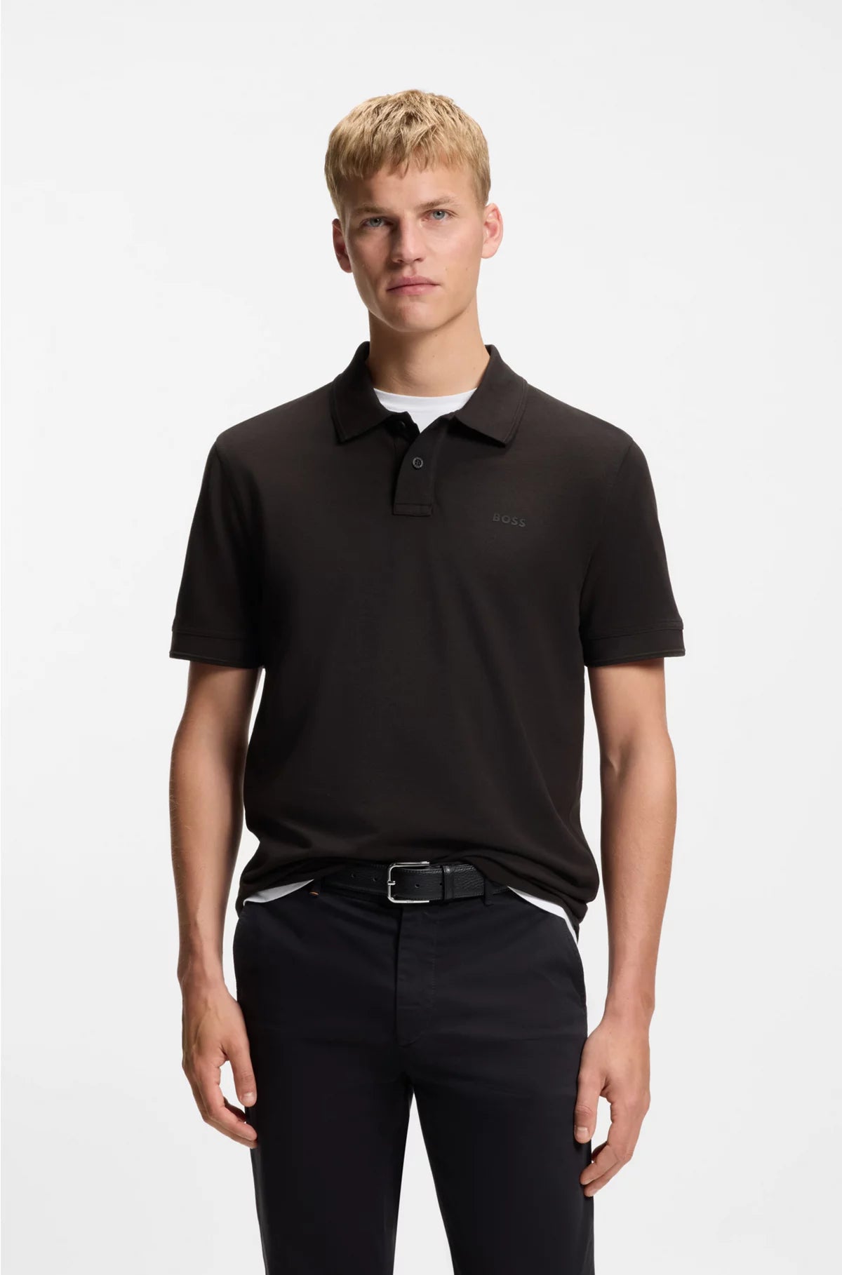 COTTON-PIQUE POLO SHIRT WITH LOGO PRINT