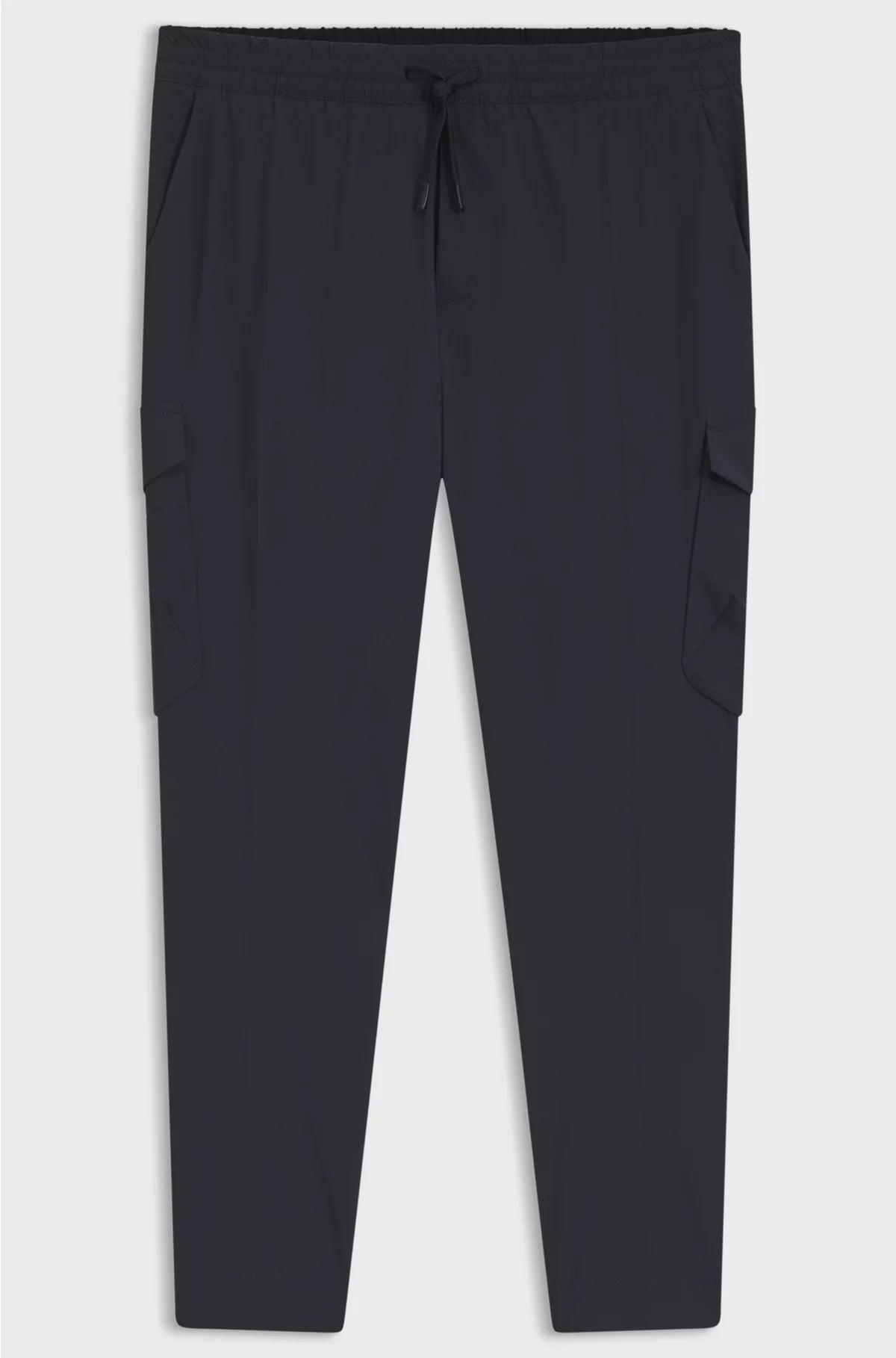 TAPERED-FIT TROUSERS IN EASY-IRON STRETCH POPLIN