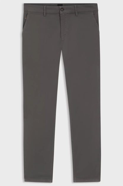 TAPERED-FIT CHINOS IN STRETCH-COTTON SATIN