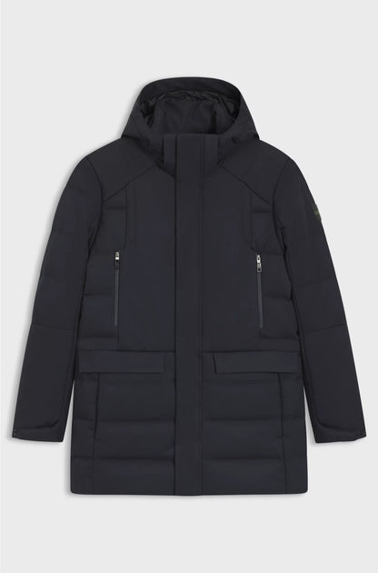 WATER-REPELLENT HOODED PARKA WITH DOWN FILLING