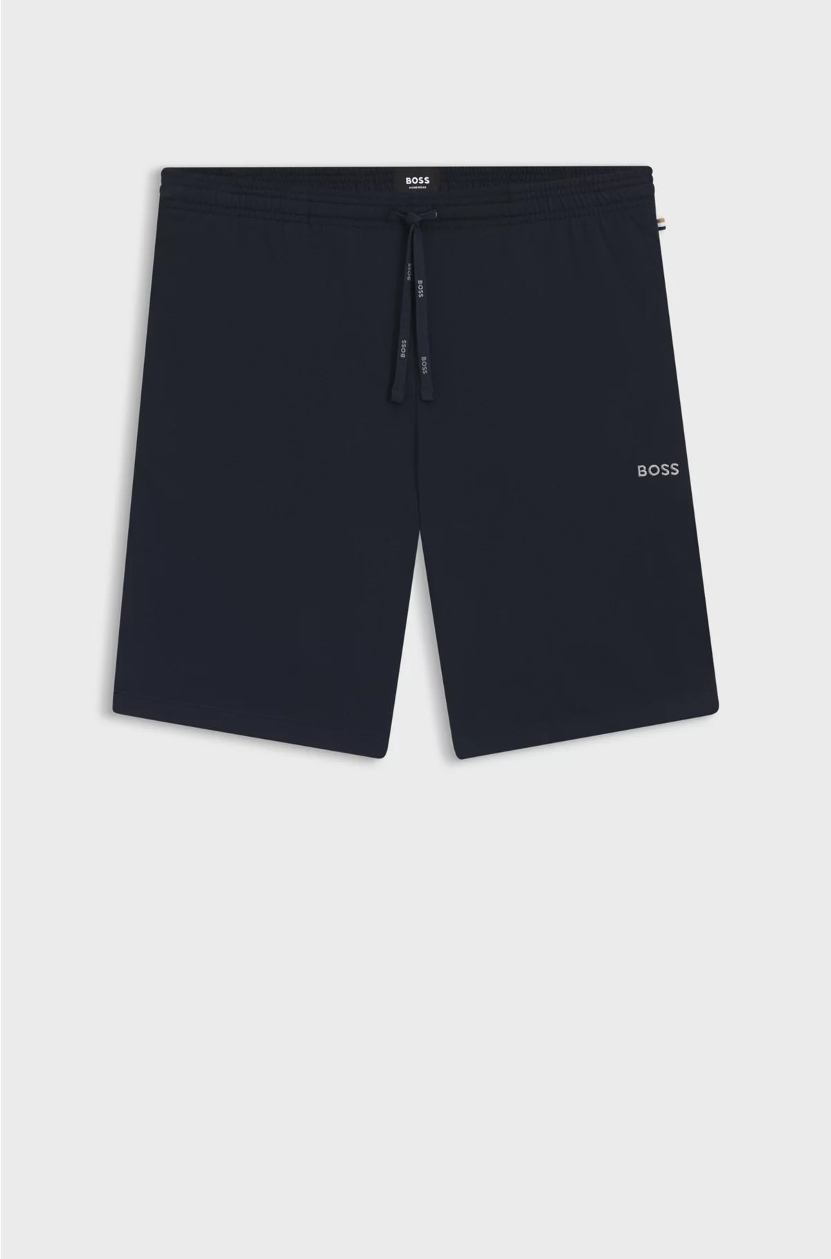 LOGO-EMBROIDERED SHORTS IN STRETCH-COTTON JERSEY
