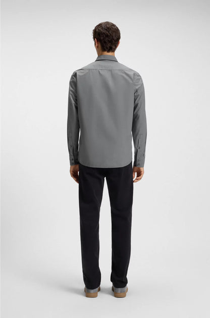 REGULAR-FIT SHIRT IN COTTON POPLIN