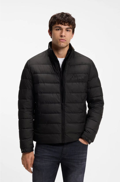 WATER-REPELLENT REGULAR-FIT JACKET WITH LOGO DETAIL