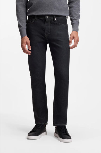 DELAWARE SLIM-FIT JEANS IN DARK-BLUE STRETCH DENIM