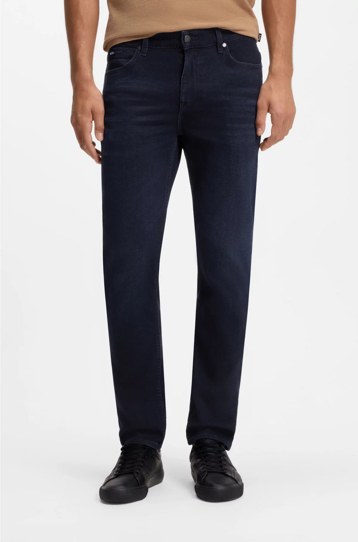 DELAWARE SLIM-FIT JEANS IN DARK-BLUE SOFT DENIM