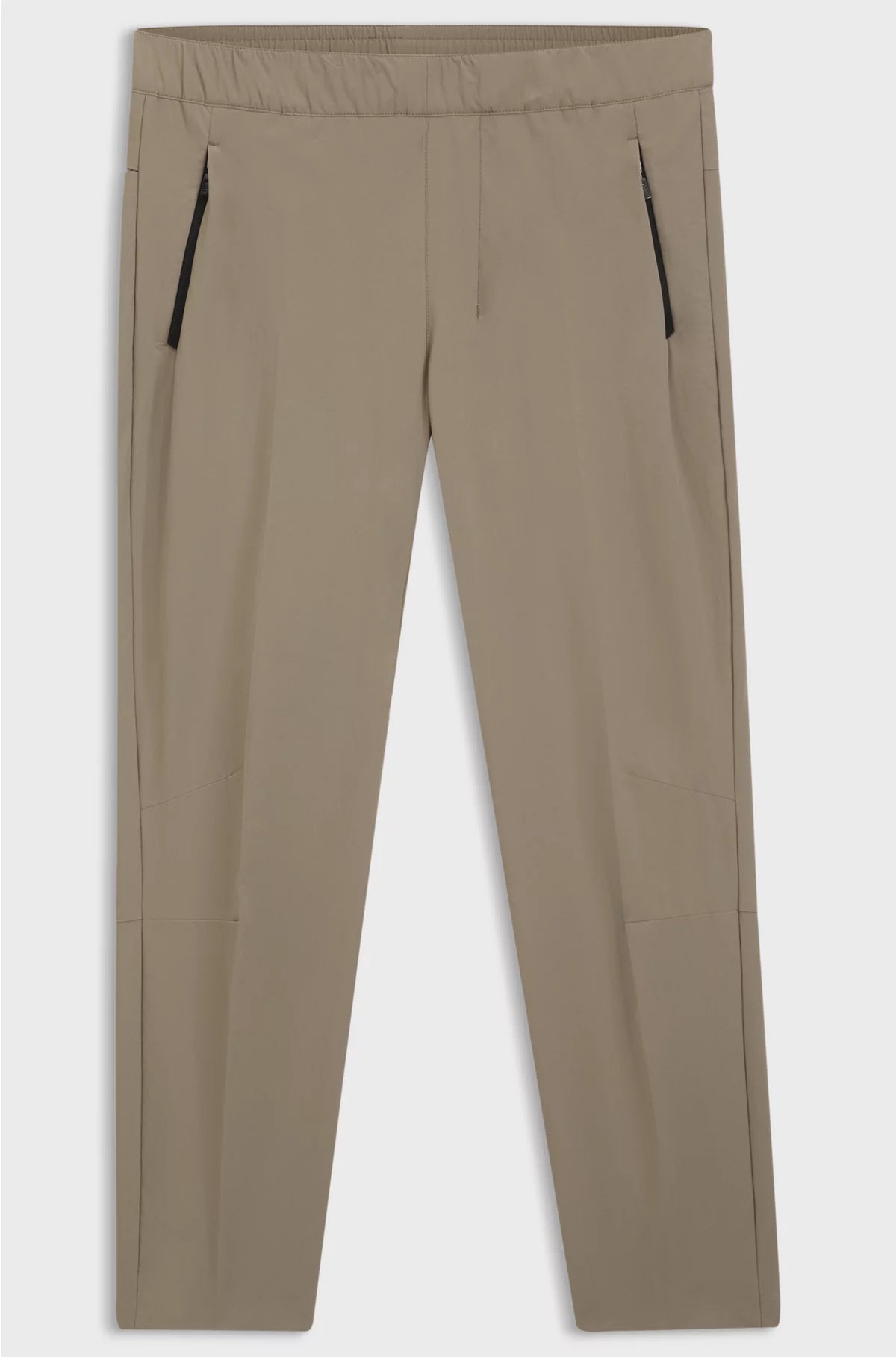 TAPERED-LEG TROUSERS IN WATER-REPELLENT STRETCH FABRIC