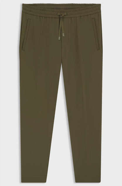 TAPERED-FIT TROUSERS IN WATER-REPELLENT STRETCH FABRIC