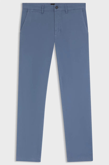REGULAR-FIT TROUSERS IN STRETCH-COTTON SATIN