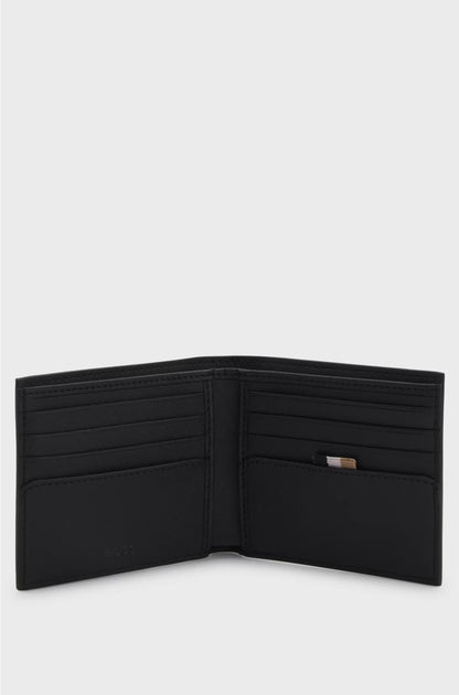 BILLFOLD WALLET WITH FOIL-EMBOSSED LOGO