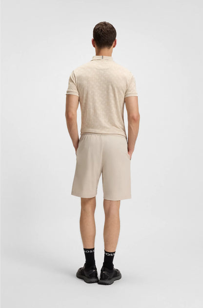 COTTON-JERSEY SHORTS WITH MESH STRUCTURE