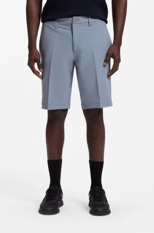 SLIM-FIT SHORTS IN WATER-REPELLENT STRETCH FABRIC
