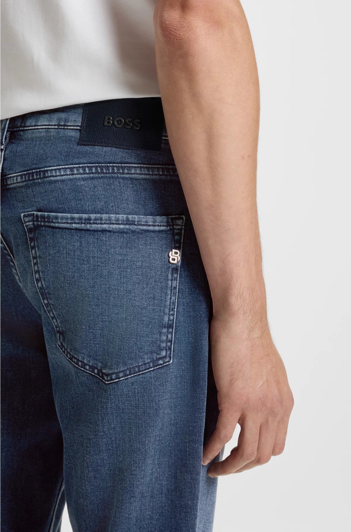 MAINE REGULAR-FIT JEANS IN BLUE ITALIAN DENIM