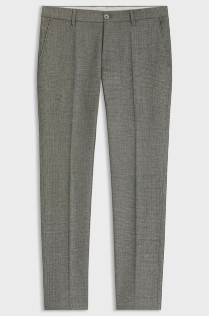 FORMAL TROUSERS INMICRO-PATTERNED STRETCH FABRIC
