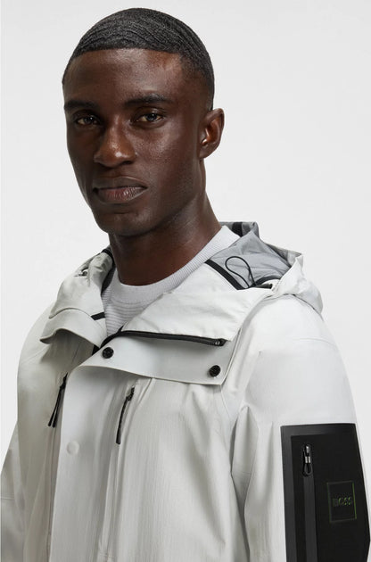 WATER-REPELLENT PARKA JACKET WITH SEALED SEAMS