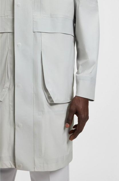 WATER-REPELLENT PARKA JACKET WITH SEALED SEAMS