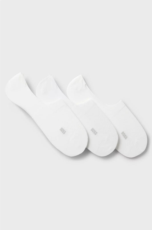 THREE-PACK OF INVISIBLE SOCKS IN A COTTON BLEND