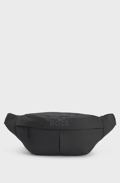 FAUX-LEATHER BELT BAG WITH LOGO DETAIL