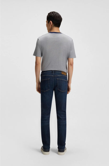 SLIM-FIT JEANS IN BLUE PERFORMANCE DENIM