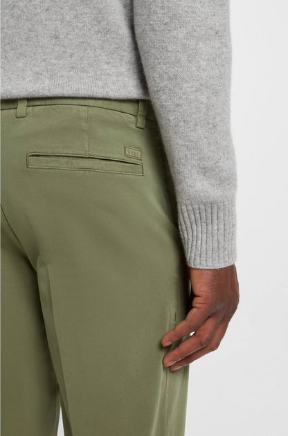 MODERN-FIT TROUSERS IN STRETCH-COTTON GABARDINE