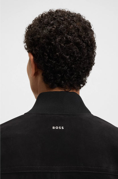 REGULAR-FIT JACKET IN SUEDE