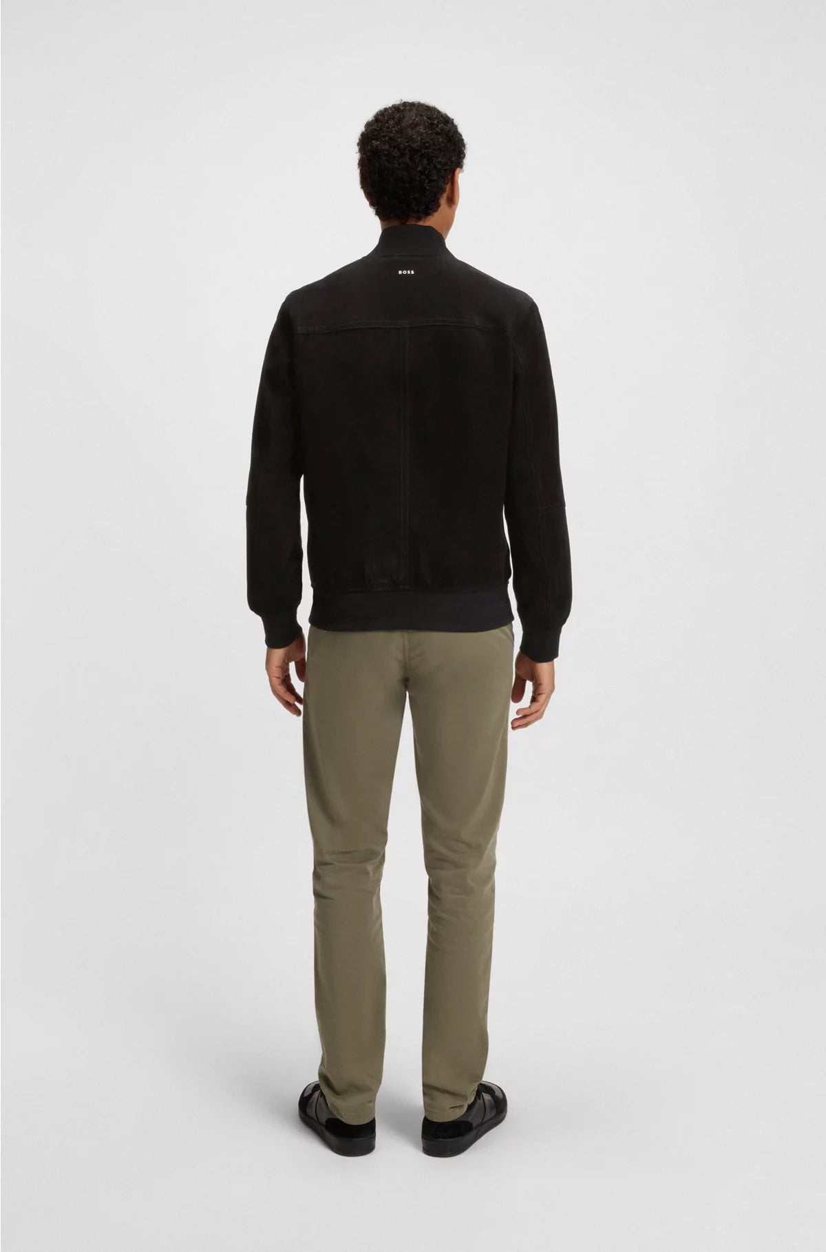 REGULAR-FIT JACKET IN SUEDE