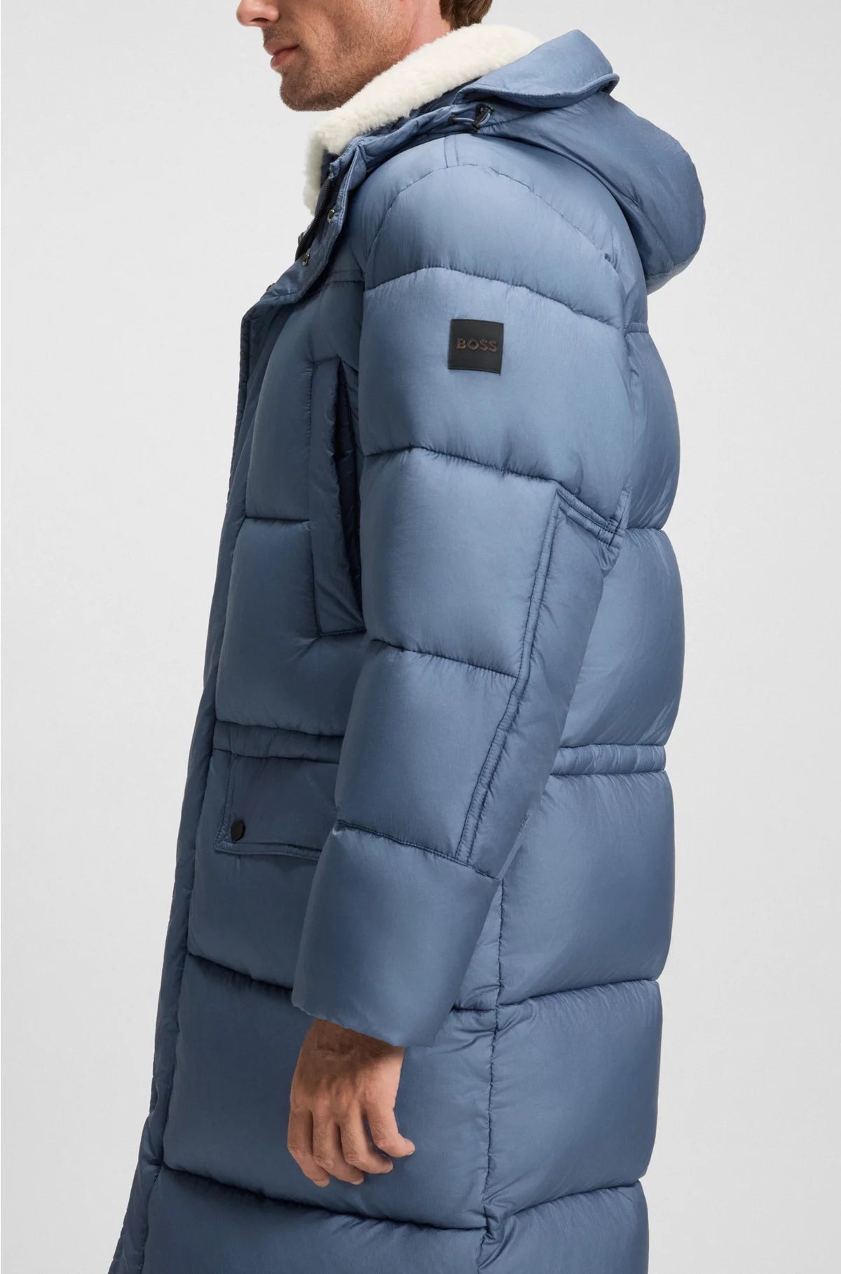 WATER-REPELLENT LONG PARKA JACKET