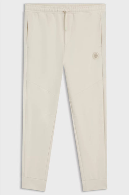 COTTON-BLEND TRACKSUIT BOTTOMS WITH DOUBLE B MONOGRAM