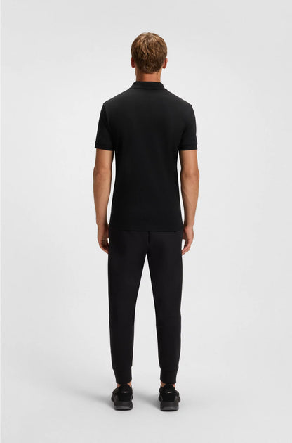 PIMA-COTTON POLO SHIRT WITH DOUBLE B MONOGRAM