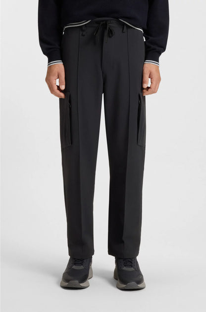 CARGO TROUSERS WITH PINTUCK PLEATS