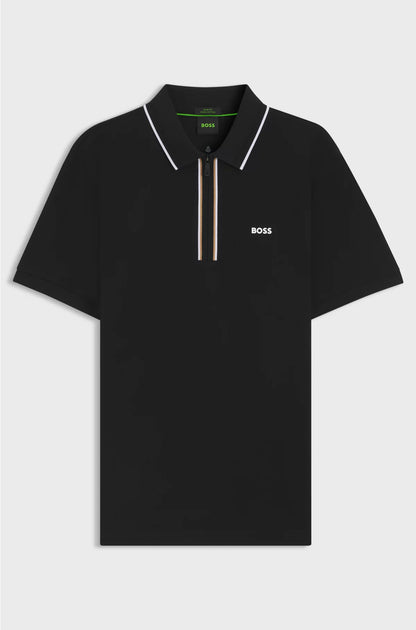 SLIM-FIT POLO SHIRT IN QUICK-DRY STRETCH COTTON