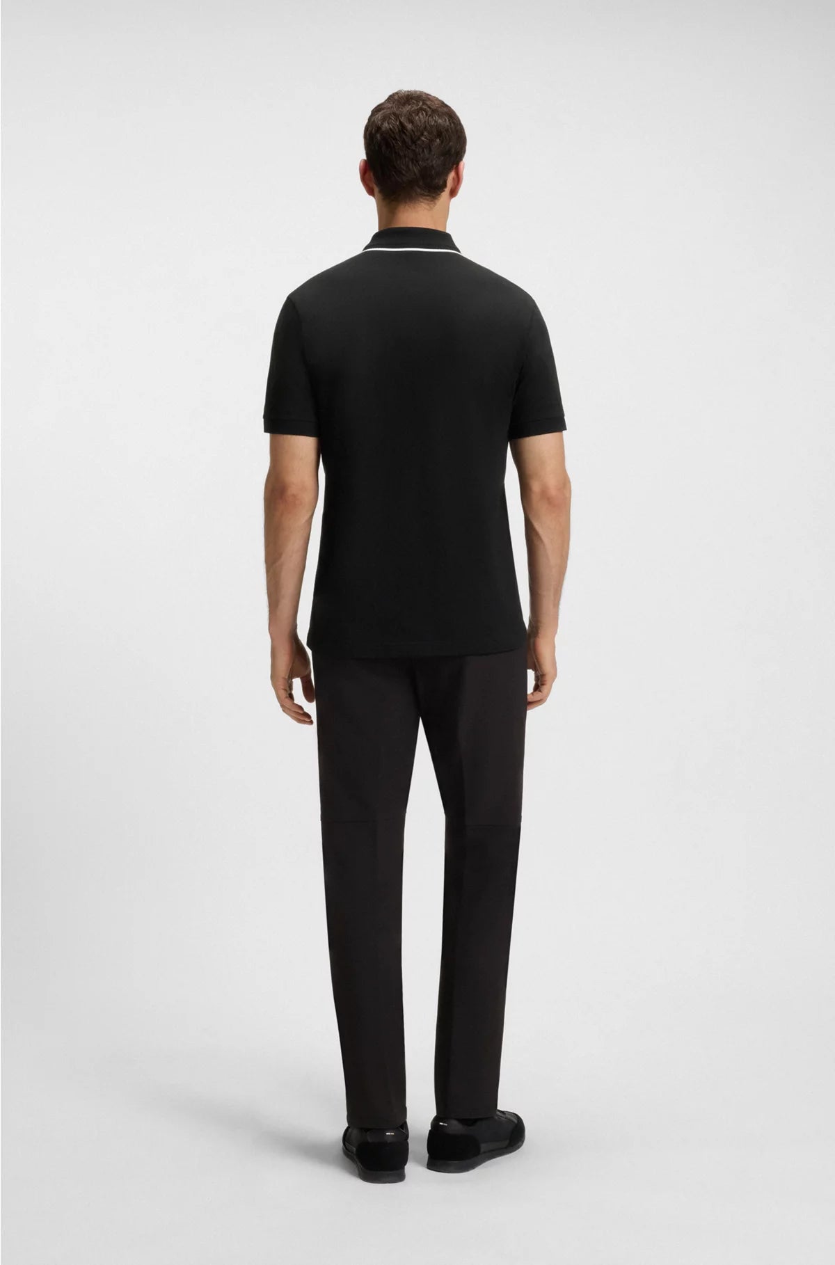 SLIM-FIT POLO SHIRT IN QUICK-DRY STRETCH COTTON