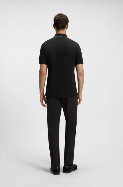 SLIM-FIT POLO SHIRT IN QUICK-DRY STRETCH COTTON