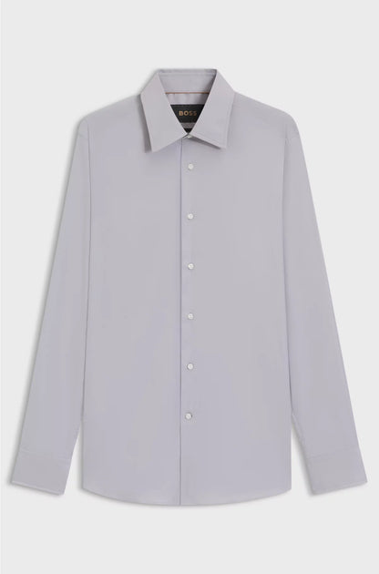 SLIM-FIT SHIRT IN AN ITALIAN COTTON BLEND