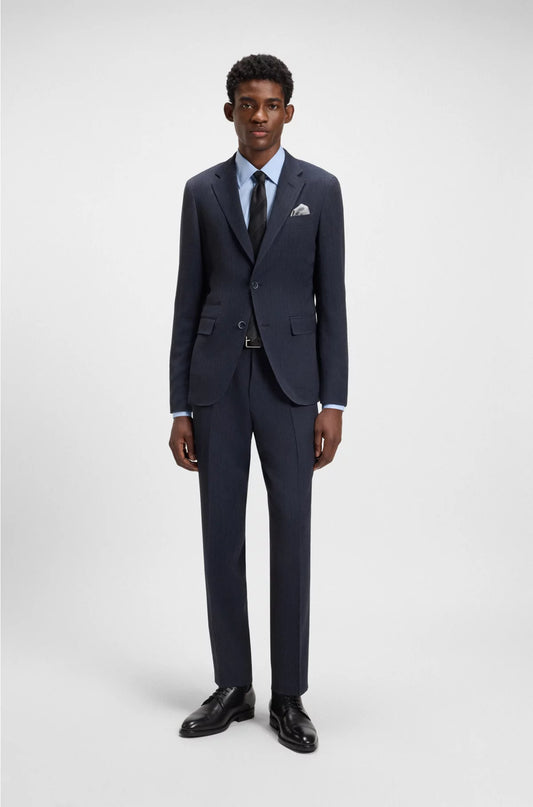 REGULAR-FIT SHIRT IN AN ITALIAN-MADE COTTON BLEND
