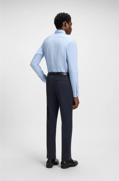 REGULAR-FIT SHIRT IN AN ITALIAN-MADE COTTON BLEND
